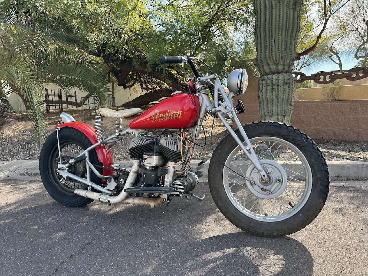 1937 Indian Scout Racer